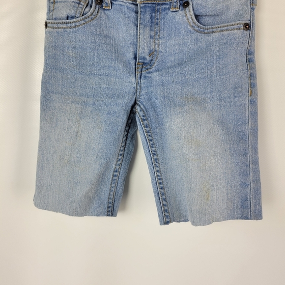 Levi's Little Girls Cutoffs Shorts Sz 7x - Picture 7 of 8